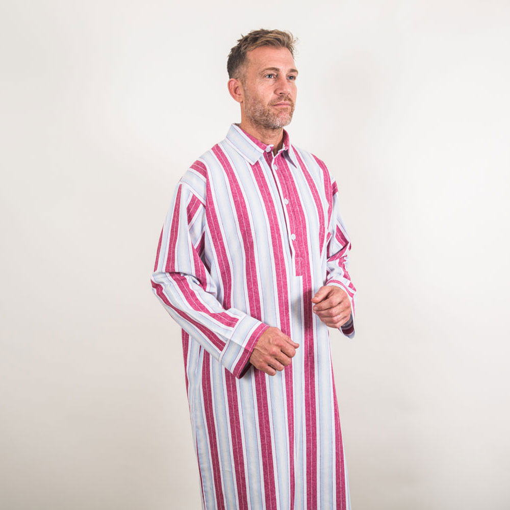 Men's Premium Brushed Cotton Nightshirt by Somax sizes available 