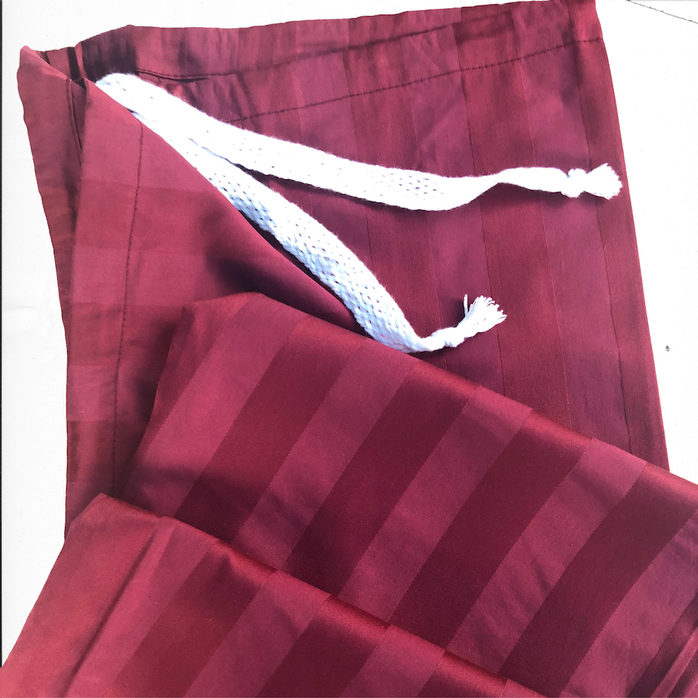 Luxury Cotton Satin Stripe Pyjamas with Tie Waist - SDW1 - Men's ...