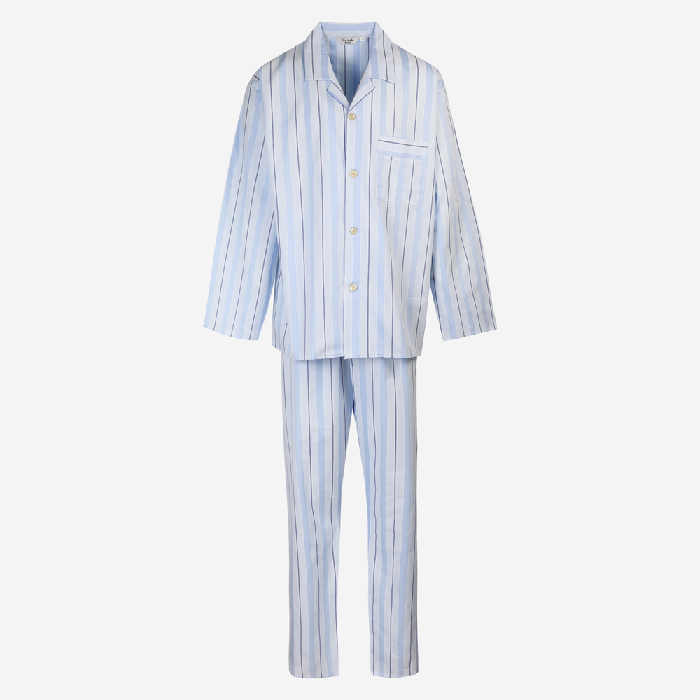 Stripe Pyjama Set with Tie waist - CJS27 - Men's Pyjamas by SOMAX