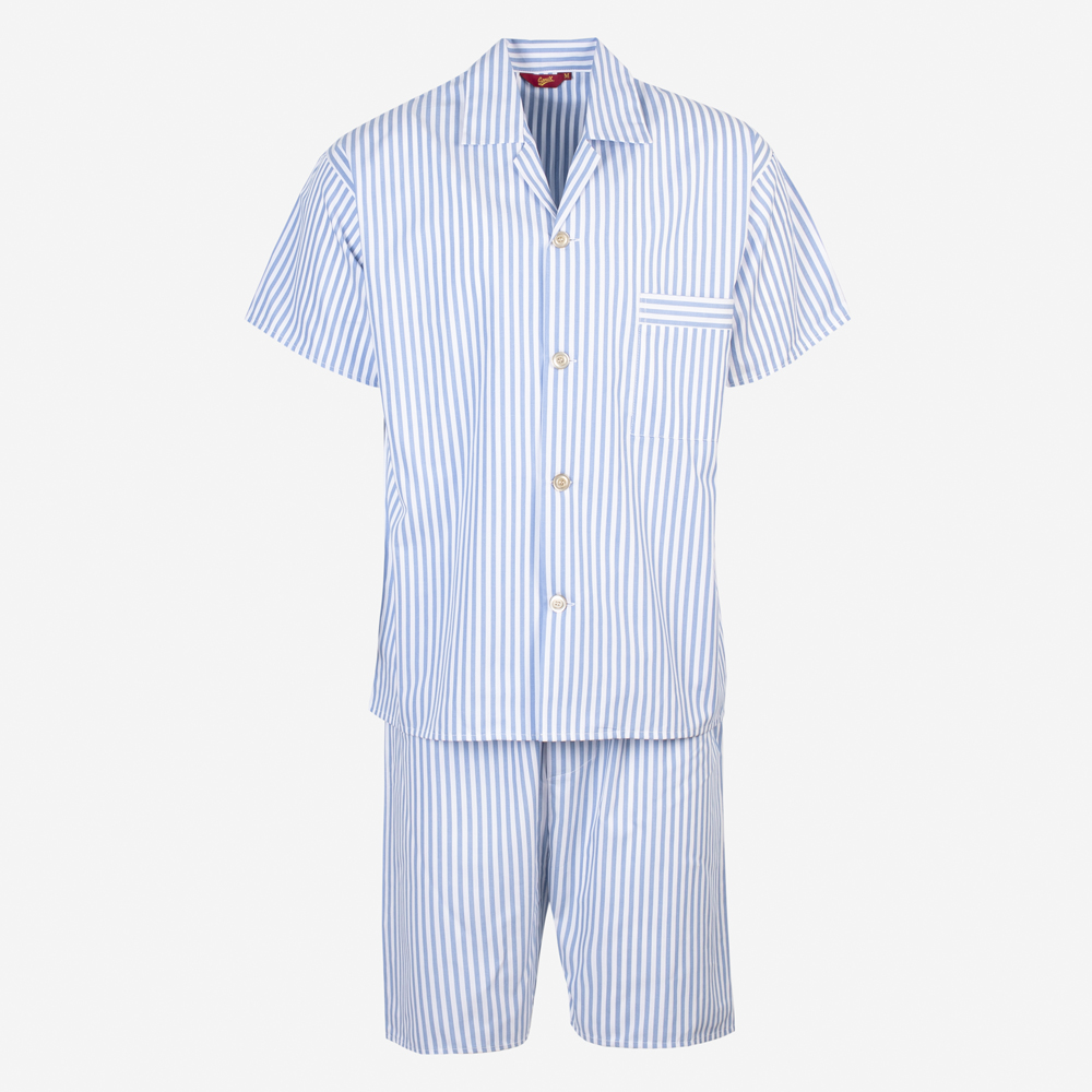 Shortie Cotton Pyjamas - CJT57 - Men's Pyjamas by SOMAX